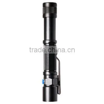 most powerful aa battery led aluminum flashlight bailong