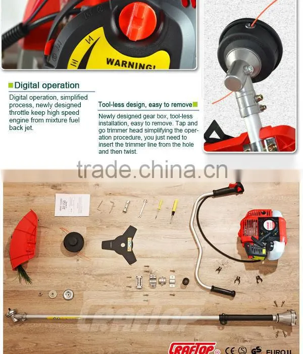 33cc 2-Stroke engine hot selling 10% off Crop cutter with CE certificate