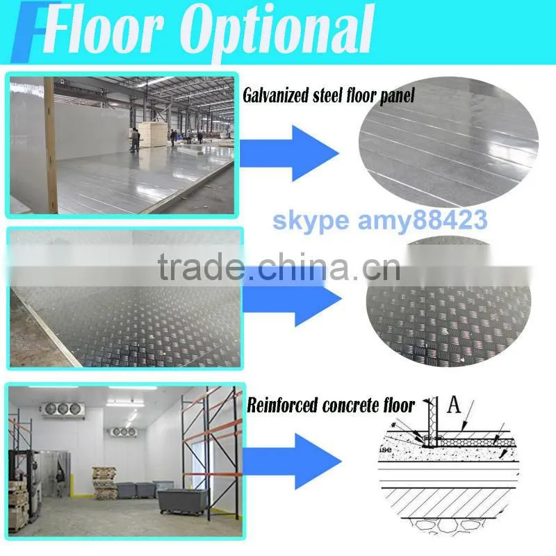cold storage for meat and fish storage