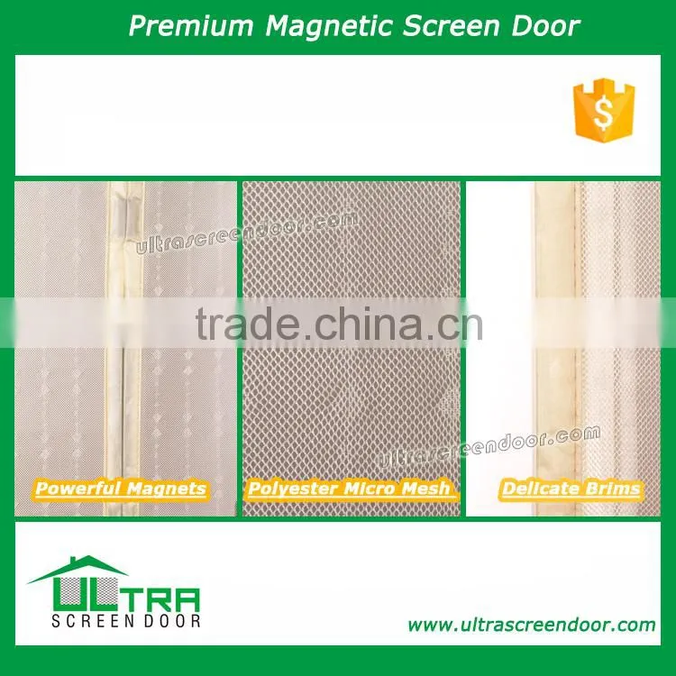 No Bugs Only Fresh Air Magnetic Insect Screen Door