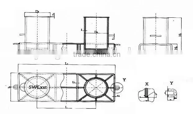 Bollards type B ISO13795-2012,Ship Mooring Bollard in China, Boat Bollard