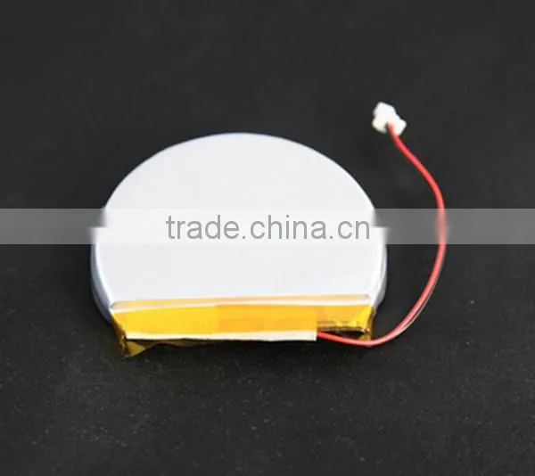 Custom made 755040-1500mAh Crescent/Moon shaped LIPO Battery for smart Wearable Devices