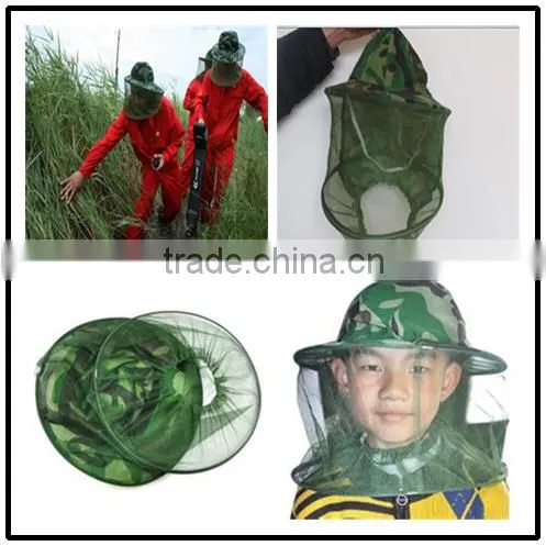 2016 outdoor camping hunting useful mosquito net hat