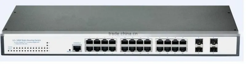 24 port 10/100/1000Mbps manage network switch with 4*10G uplink