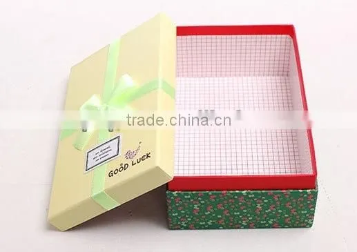 packaging gift box with ribbon,wholesale gift boxes with ribbon