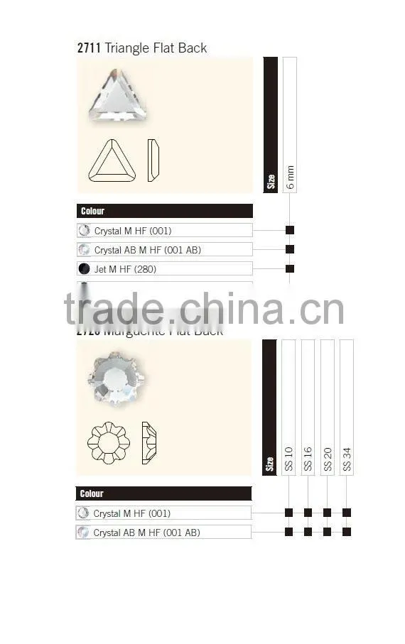 Flat Backs Hotfix Rhinestones