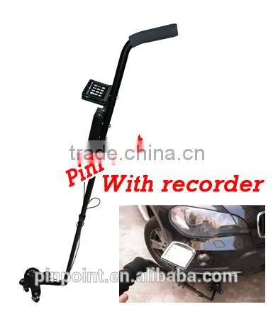 Pinpoint portable three wheels under car inspection camera ,DVR function under vehicle search camera
