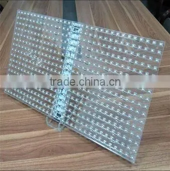 New design and special effect super slim and thin less than 3cm transparent glass led display p10 p12.5 p16
