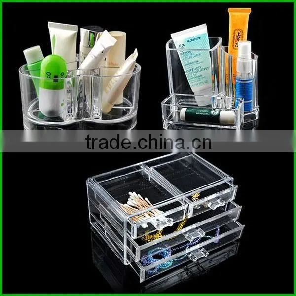 High Clear Custom Acrylic Make Up Display Stand