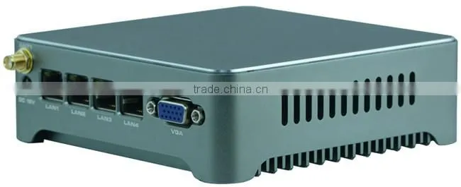 Bay trail J1900 quad core Nano itx Pfsense Firewall and VPN router with 4 ethernet ports fanless designed