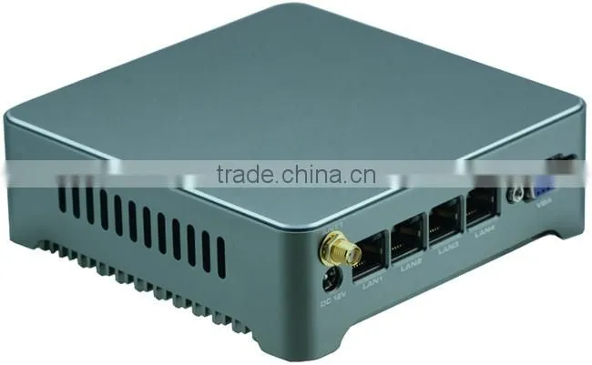 Bay trail J1900 quad core Nano itx Pfsense Firewall and VPN router with 4 ethernet ports fanless designed