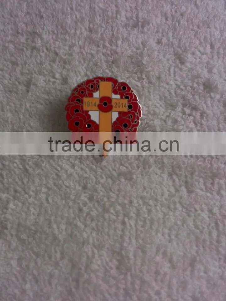 souvenir lapel pins / poppy for lapel pins