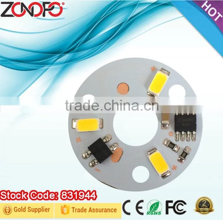 3w 5w 7w 10w 12w 15w 18w driver on board candle light down light 110v 220v input voltage dimmable smd5730 bulb 3w ac lamp