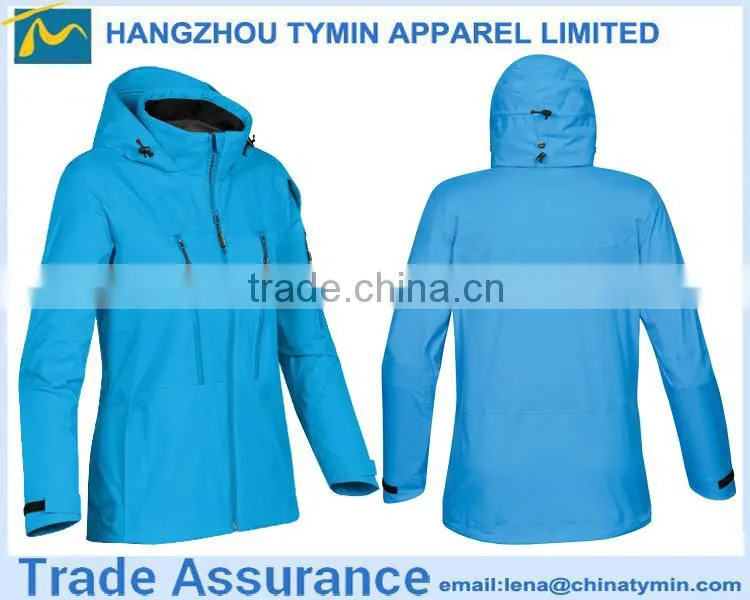 2015 hot sale waterproof branded windbreaker functional ski jacket