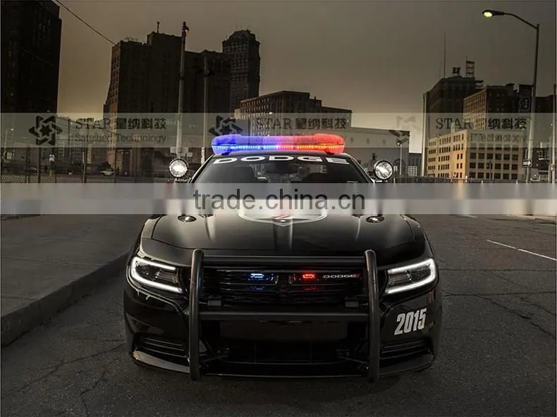 Led police emergency warning roof light bar