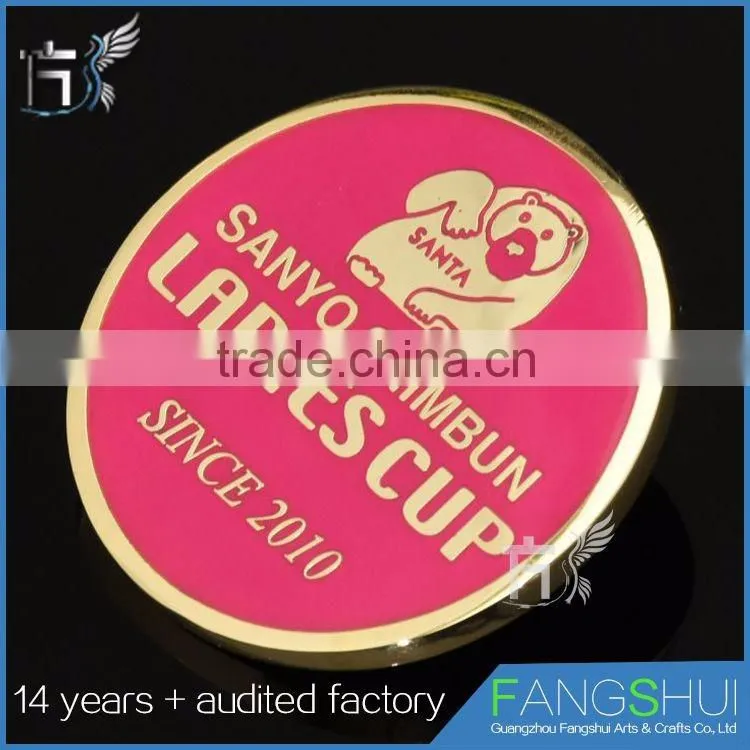 Personalized custom metal coins german lucky coin large supply