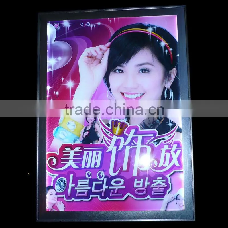 Promotion Super Thin Slim Aluminium A0 Led Poster Frames