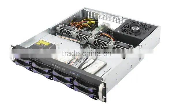 ED208H48 19 inch 2u hot swap 8 bay server case 2u 19 inch mini itx server case