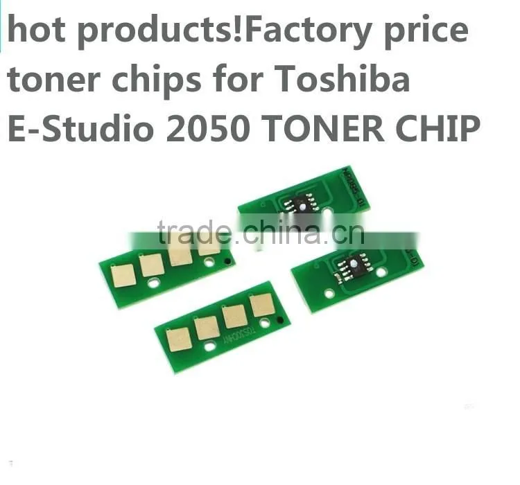 Factory price!Compatible Cartridge Chips for Toshiba E-Studio 2050 2051C 2050C 2551 TONER CHIPS
