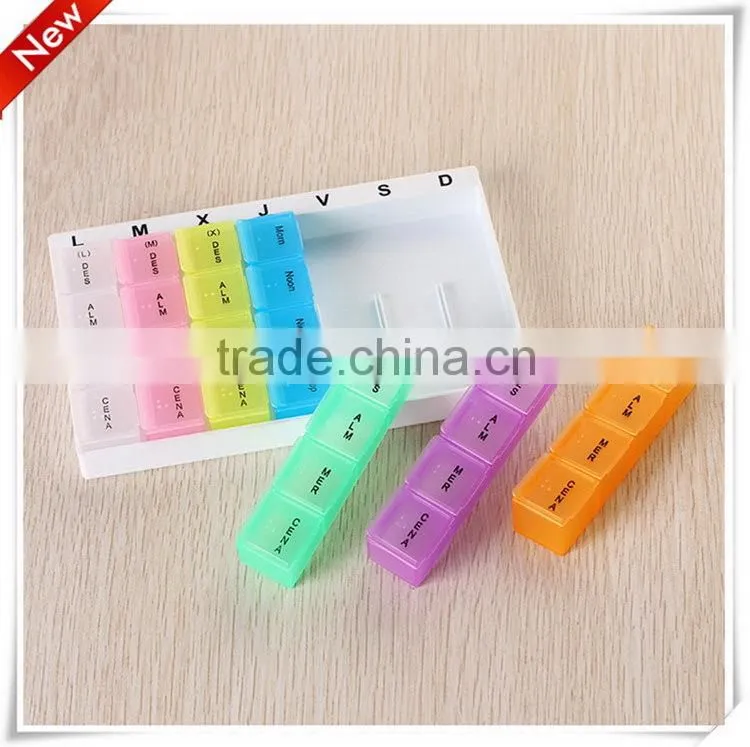 Newest New Products Mini Plastic Pill Storage Case