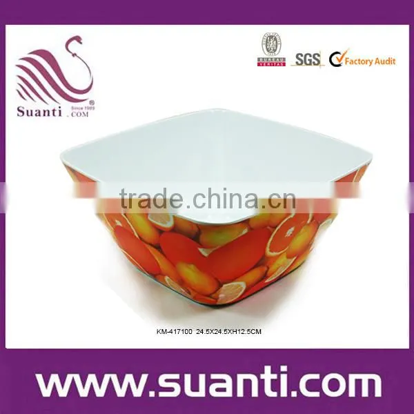 2015 China wholesale supplier American dinner set melamine serving bowl for kitchen appliance