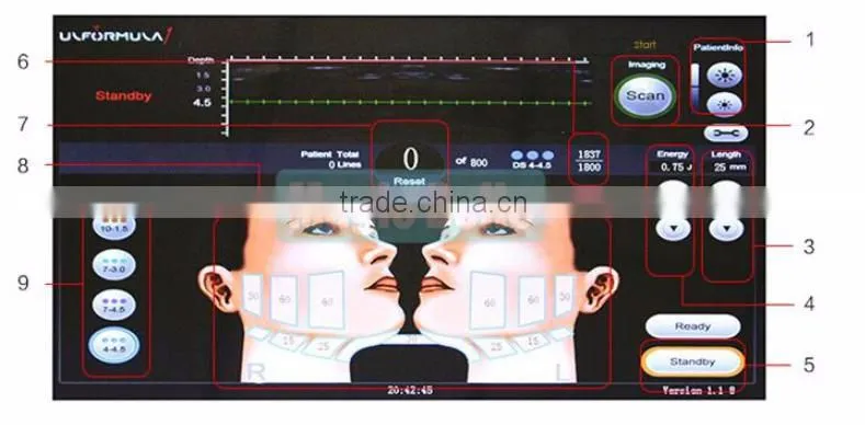 Professional HIFU Beauty Machine!!! Body Shapping/Anti-wrinkle HIFU Machine with Teaching Video