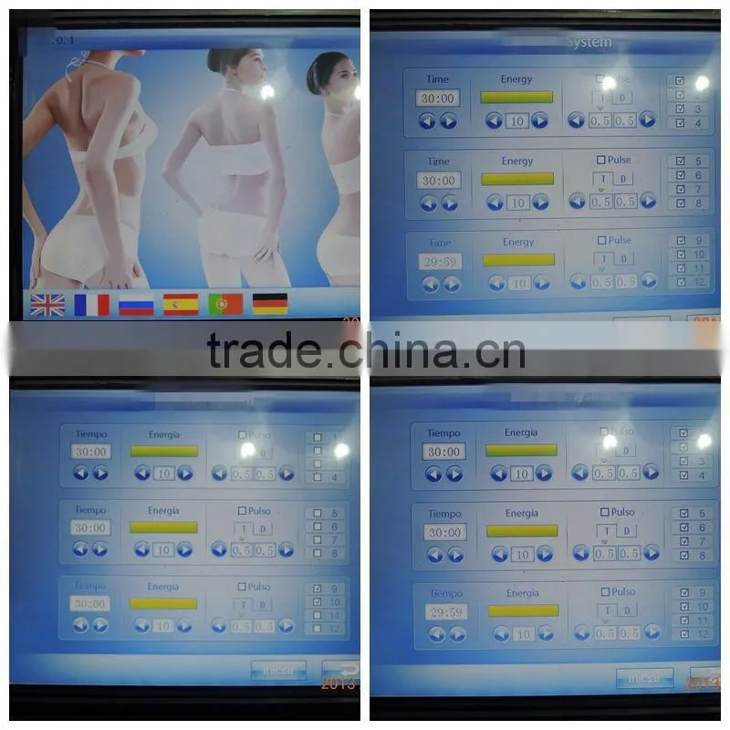 2016 new standing-up machine lipo body contour shaping diode laser wight loss machine
