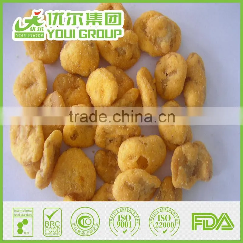 Manufacturer of Beans Supply Crispy Seaweed Broad Bean Chips Snack