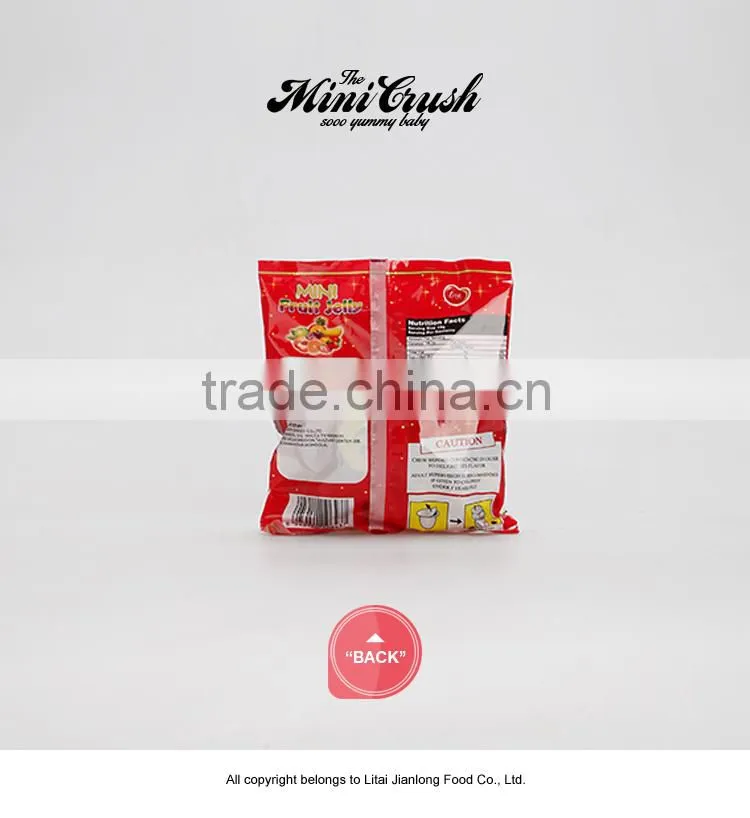 Fruity flavor and multi-colored halal china bulk sanck food
