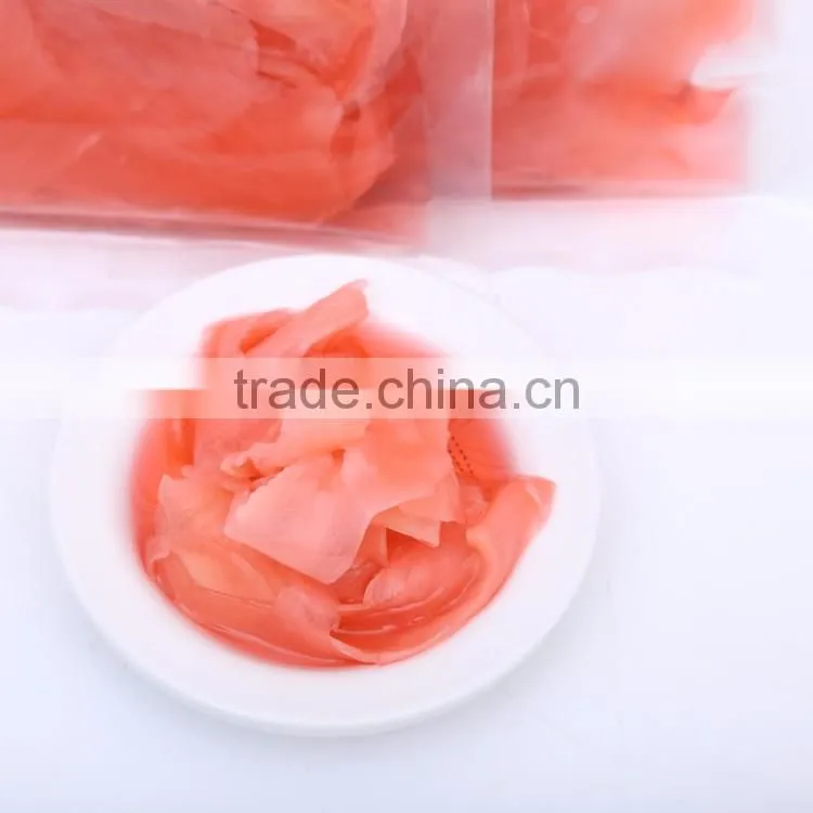 Bottle packing mini bag sweet sushi ginger for EURO