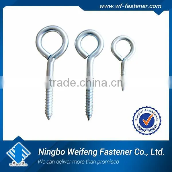 Galvanized Metal Screw Eyes hook and eye ,screw hook