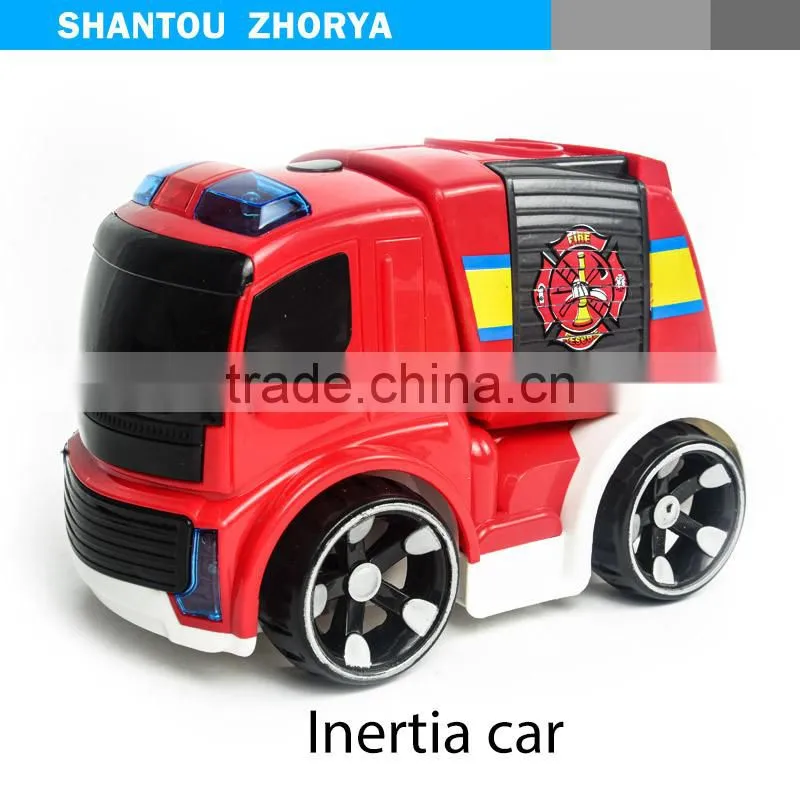 kids electric fire truck cute 4 light musical fire engine car kids plastic friction cars