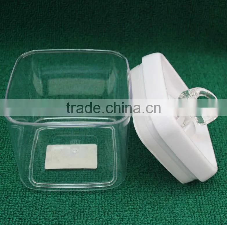 plastic airtight storage jar