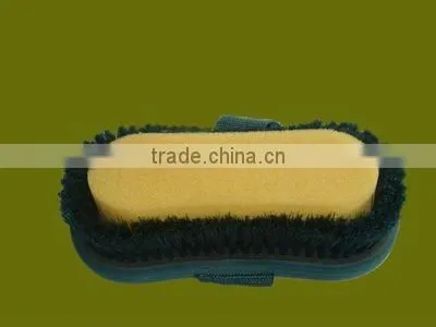 leather strap tuch soft horse face brush