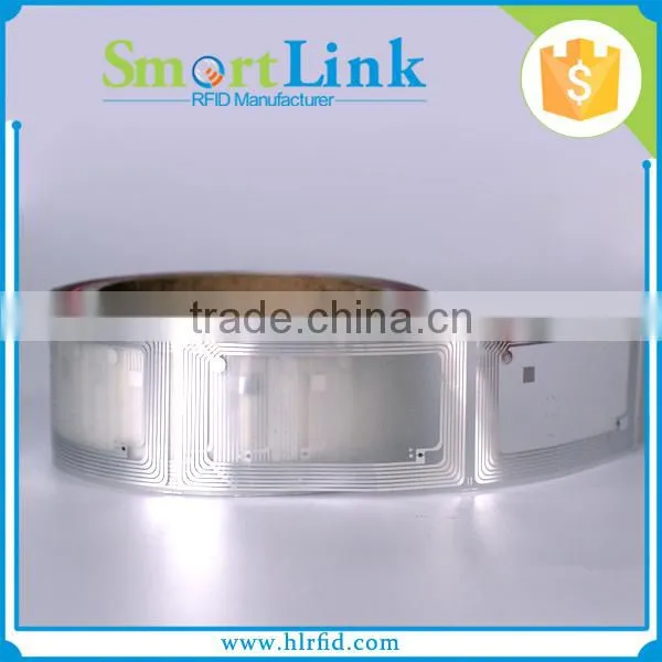 Free samples 13.56mhz 1K/Ntag216 nfc inlay/label sticker with strong 3M adhesive for nfc paper business card