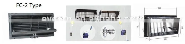 Air inlet for Poultry House
