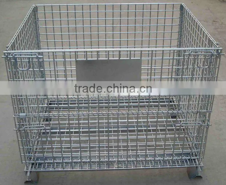 Folding Industrial Cargo Storage Cage