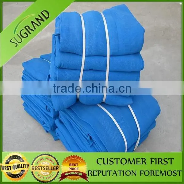 soft durable blue building debris fence