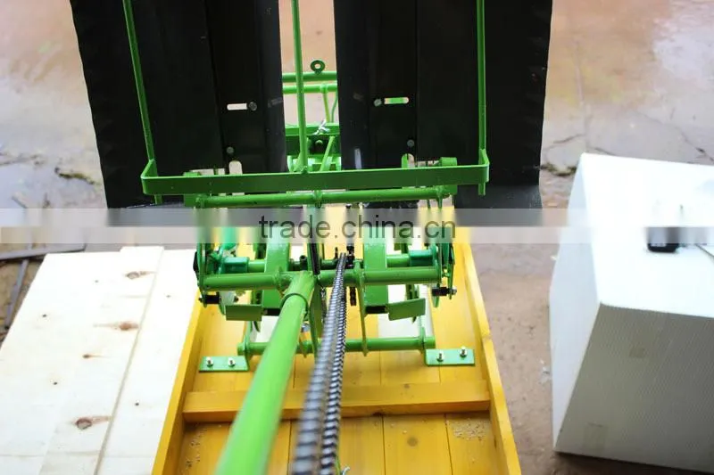 Most popular Agricultural machinery 2Rows Manual Rice Transplanter from China, with wholesale rice transplanter price
