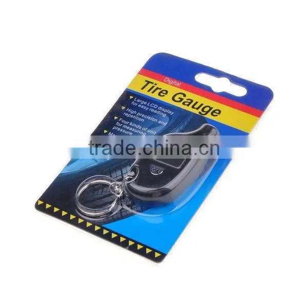 Digital Car Motorcycle LCD Air Pressure Tire Tyre Gauge Keychain