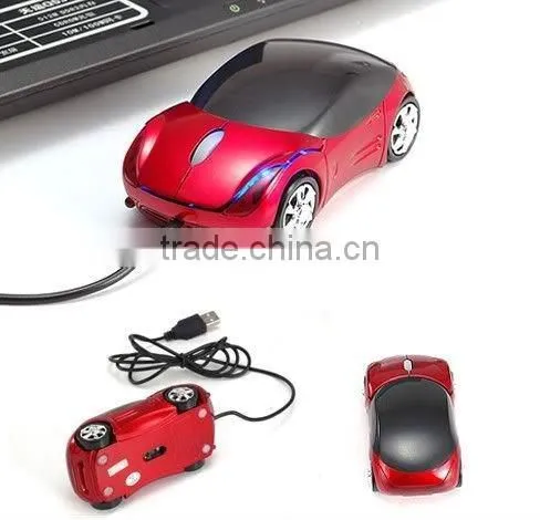 USB 2.0 Car Shape Optical mouse Mice for Laptop PC Notebook Computer Blue New