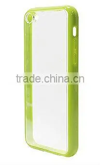TPU+PC case for iphone5C Light green