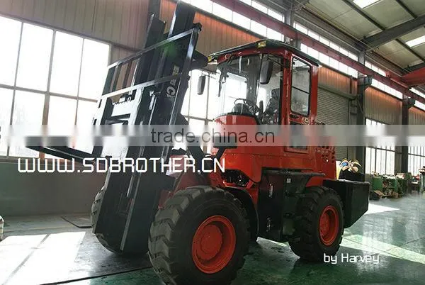 CPCY50 articulated forklift 5000kg Rough Terrain Truck