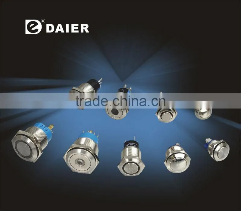 Daier 19mm IP68 piezo switch