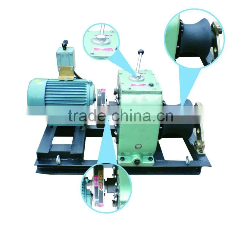 3 Ton Electric Motor Powered Rope Winch