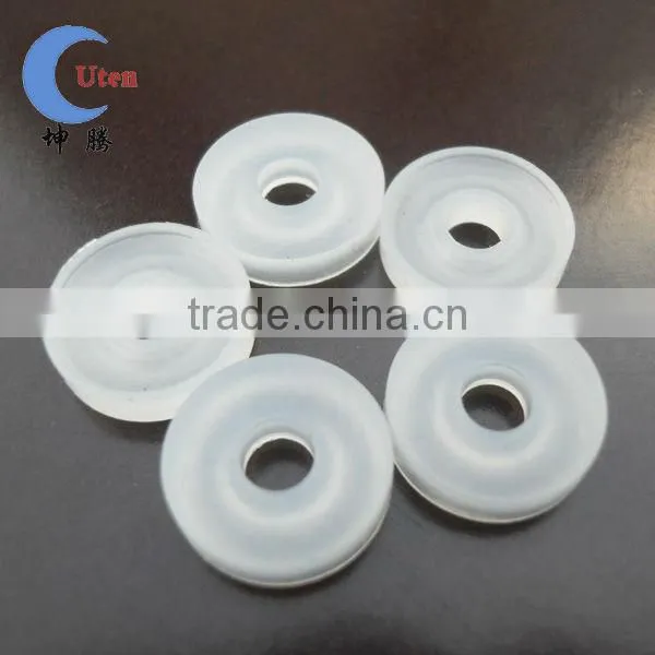 Clear Small Silicone Rubber Accessories with Round Shape