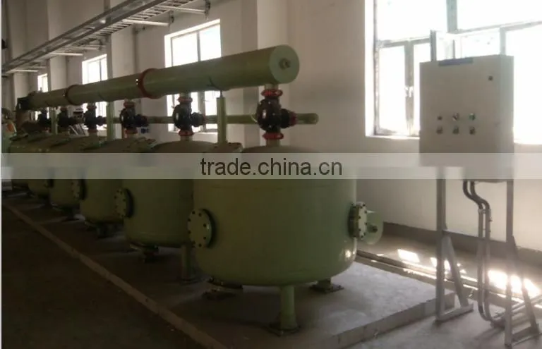 Automatic backwash sand filter for wastewater treatment