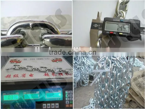 British Type Galvanized Long Link Chain