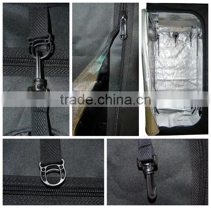 hydroponics manufacture reflective mylar plant growing tent /complete grow tent kits/600d mylar grow tent