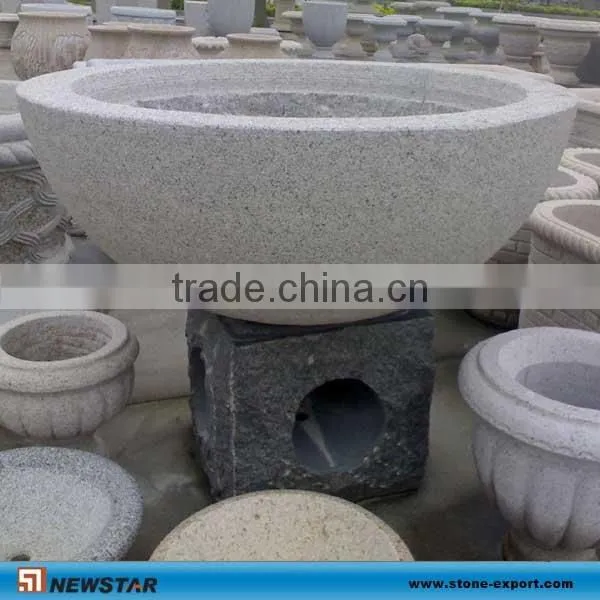 granite stone vase